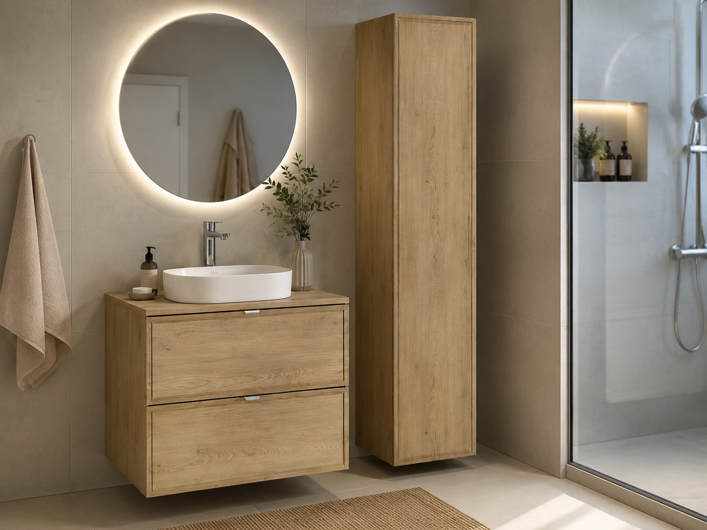 ArtCom Kúpeľňový komplet TERRA CREMONA 60