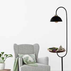 ASIR Stojacia lampa ZUNRUT čierna