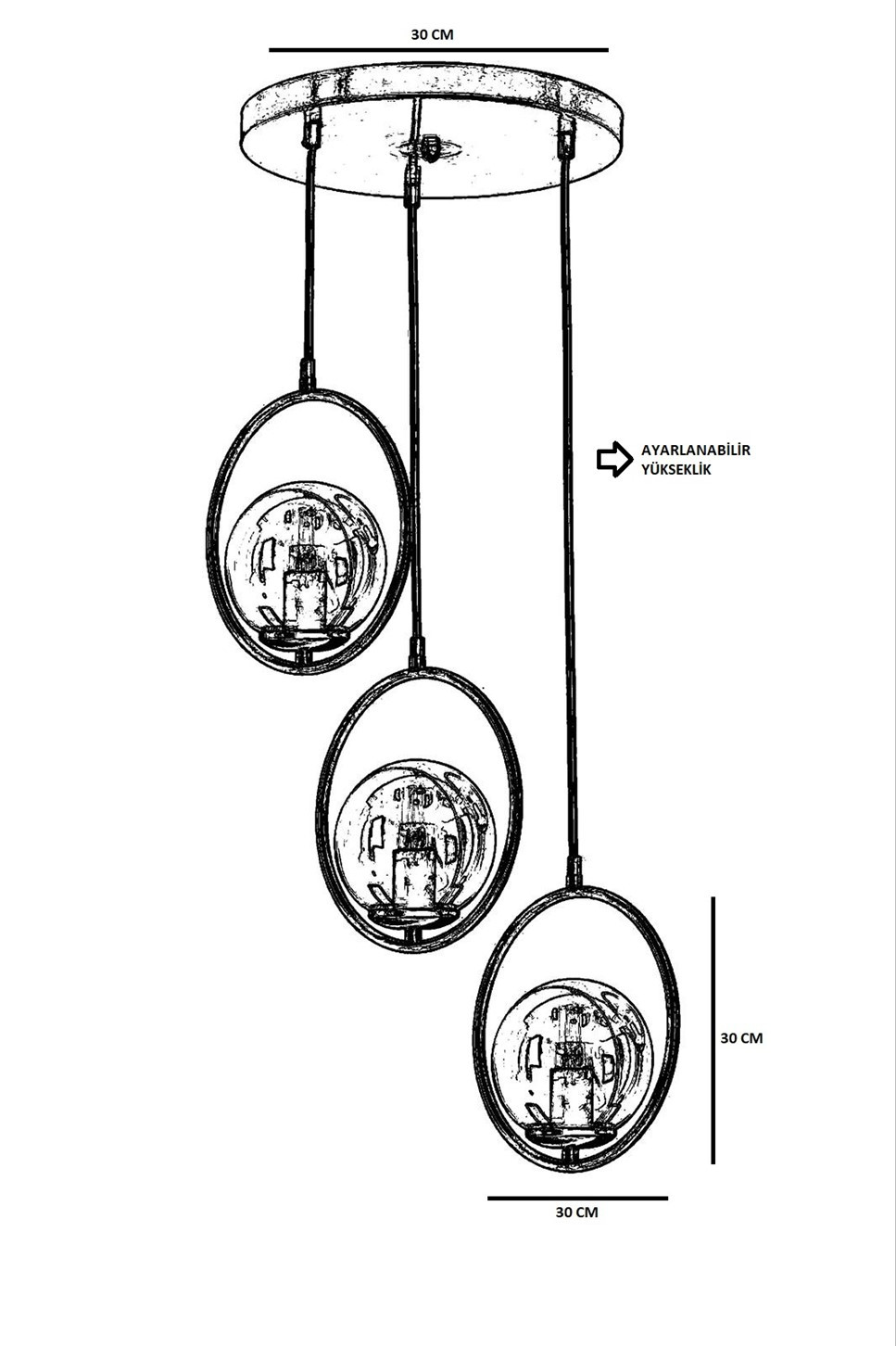 ASIR Luster RING 3 čierny – Obrázok 3