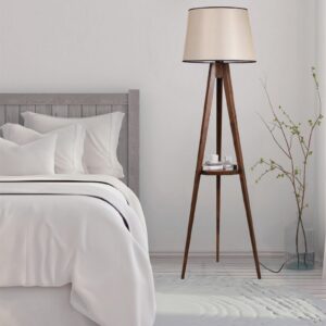ASIR Stojacia lampa TRIPOD orech