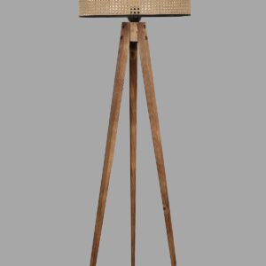 ASIR Stojacia lampa TRIPOD hnedá