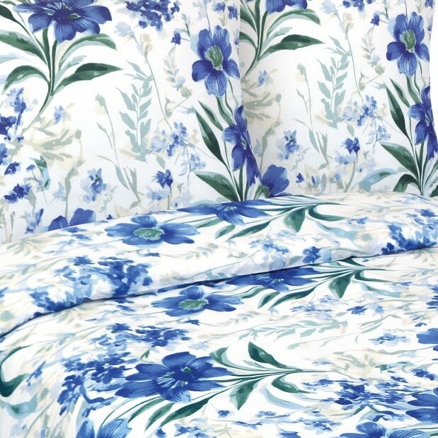 Bellatex Bavlnené obliečky Klematis, 140 × 200, 70× 90 cm – Obrázok 2