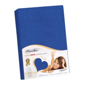 Bellatex Froté prestieradlo Kamilka tmavomodrá, 120 x 200 cm