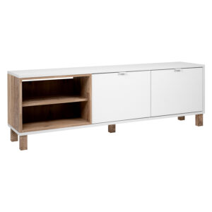 TV stolík MENORCA 56A svetlý antik/biela