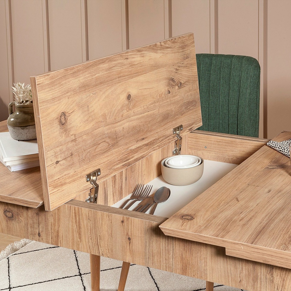 Jedálenská súprava Vina Atlantic Pine and GreenII, 5 ks – Obrázok 3