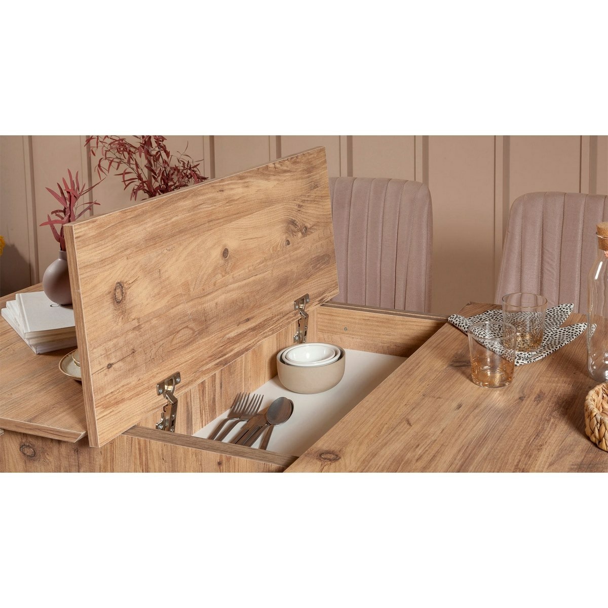 Jedálenský set Vina Atlantic Pine and Stone, 5 ksdielov – Obrázok 12