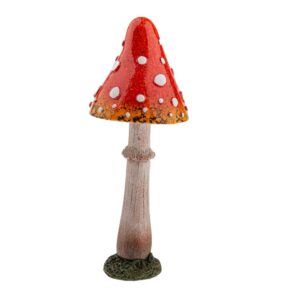 Jesenná dekoračná huba Muchotrávka, 23 cm, polyresin, 23 cm