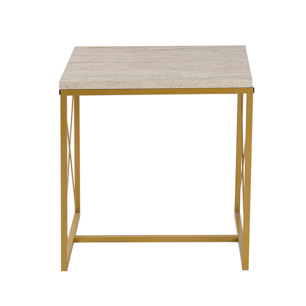 Konferenčný stolík Defne Gold Travertine – Obrázok 11