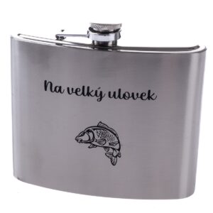 Kovová ploskačka „Na velký úlovek“, 1 l