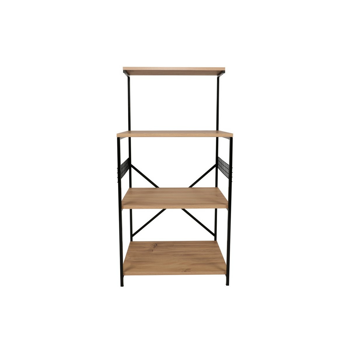 Kuchynská polica Anemon Atlantic Pine and Black – Obrázok 6