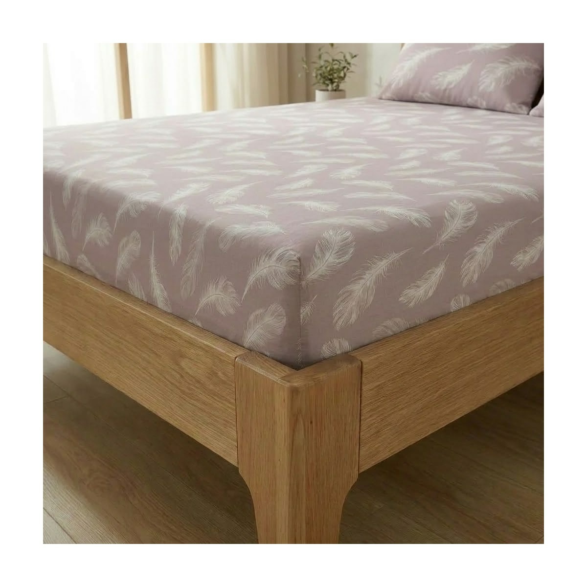 Kvalitex Bavlnené napínacie prestieradlo Shelby,béžové, 100 x 200 cm, 100 x 200 cm – Obrázok 2