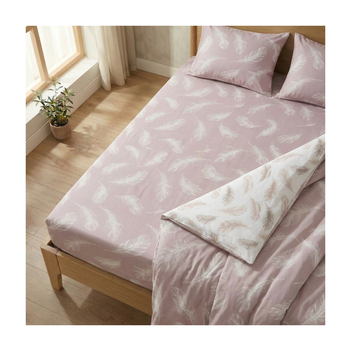 Kvalitex Bavlnené napínacie prestieradlo Shelby,béžové, 80 x 200 cm, 80 x 200 cm – Obrázok 3