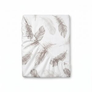 Kvalitex Bavlnené napínacie prestieradlo Shelby,biele, 100 x 200 cm, 100 x 200 cm