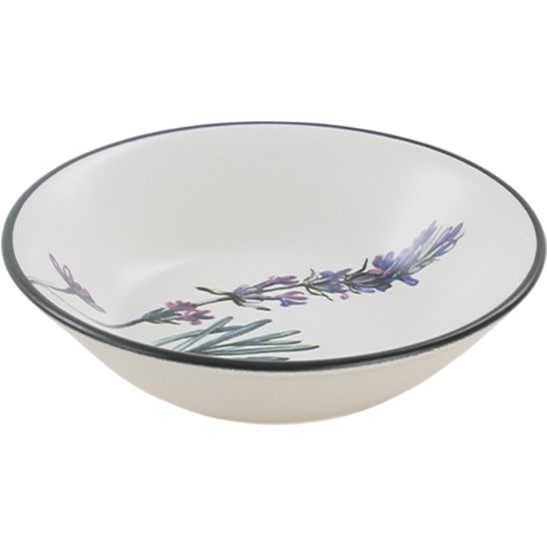 Súprava 6 kameninových hlbokých tanierov Herbal 18 cm – Obrázok 5