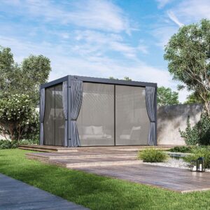 Set závesov a moskytiér pre pergolu ECO 4×3 Rojaplast