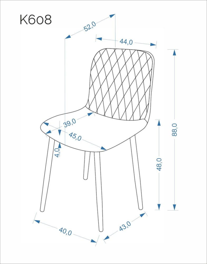 Jedálenská stolička K608 Halmar – Obrázok 24