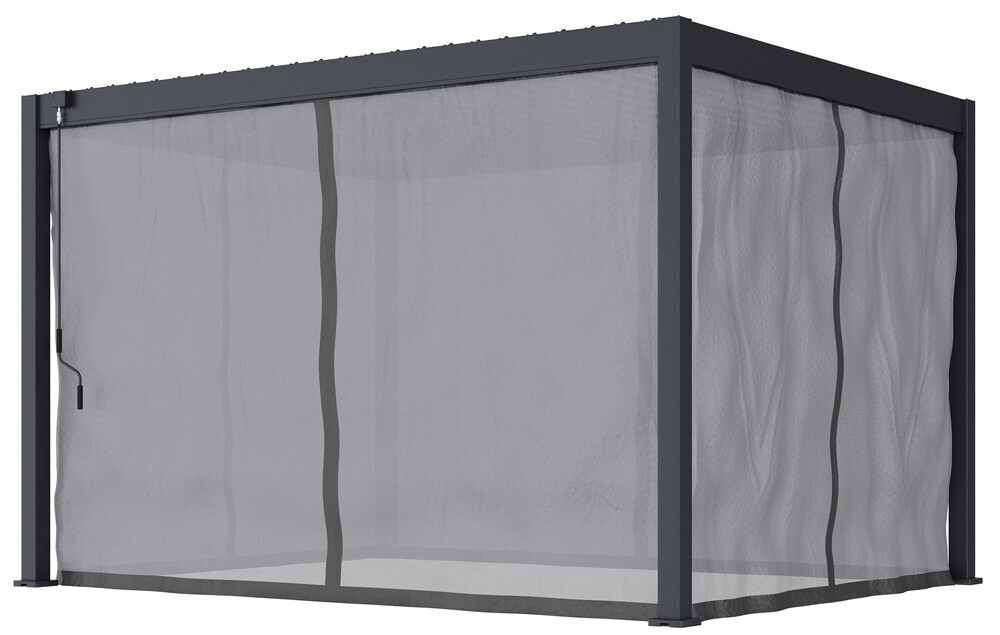 Set závesov a moskytiér pre pergolu ECO 4x3 Rojaplast – Obrázok 9