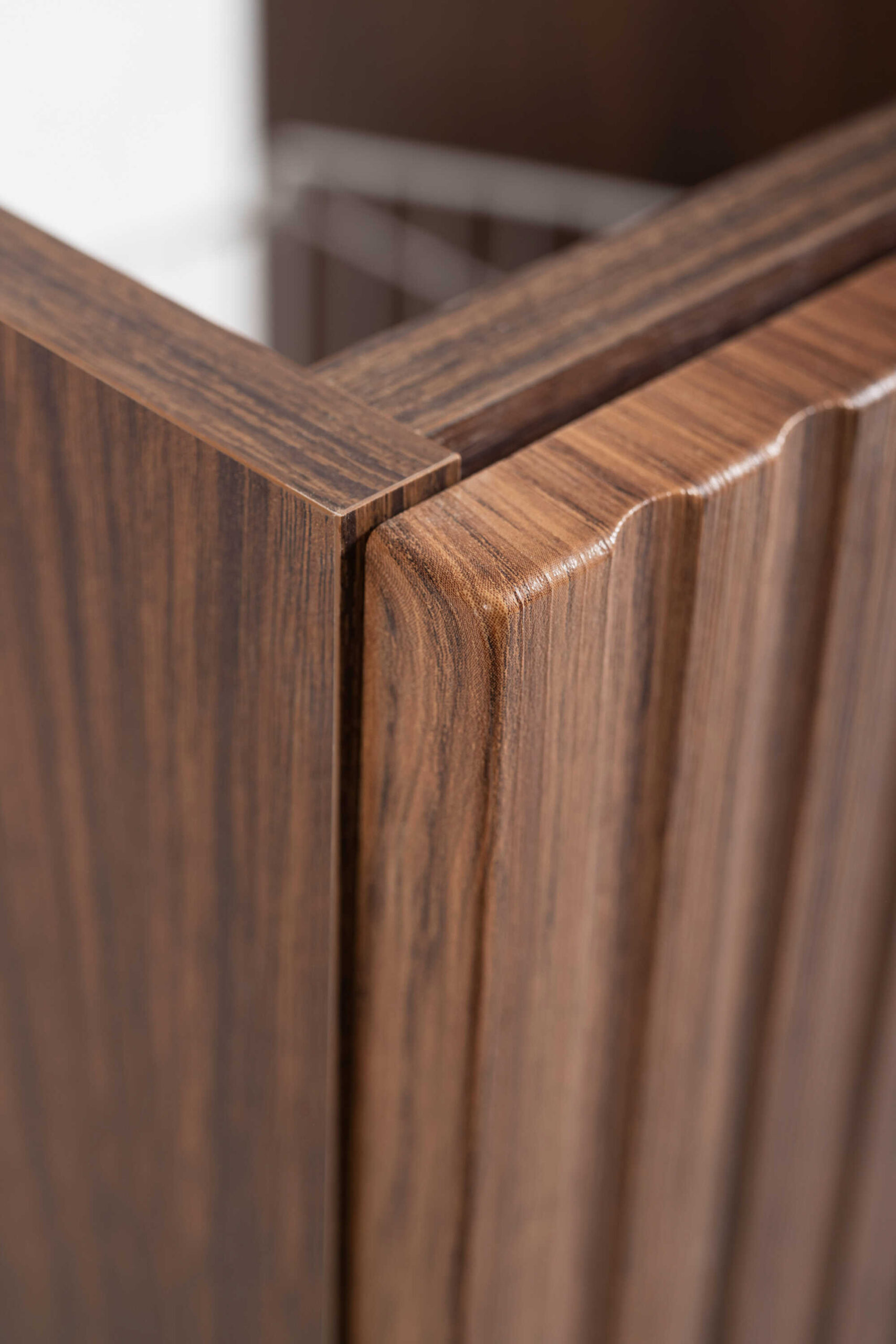 Elvisia Skrinka do kúpeľne FLOW Oak walnut 40 1D s košom | 40 cm – Obrázok 5