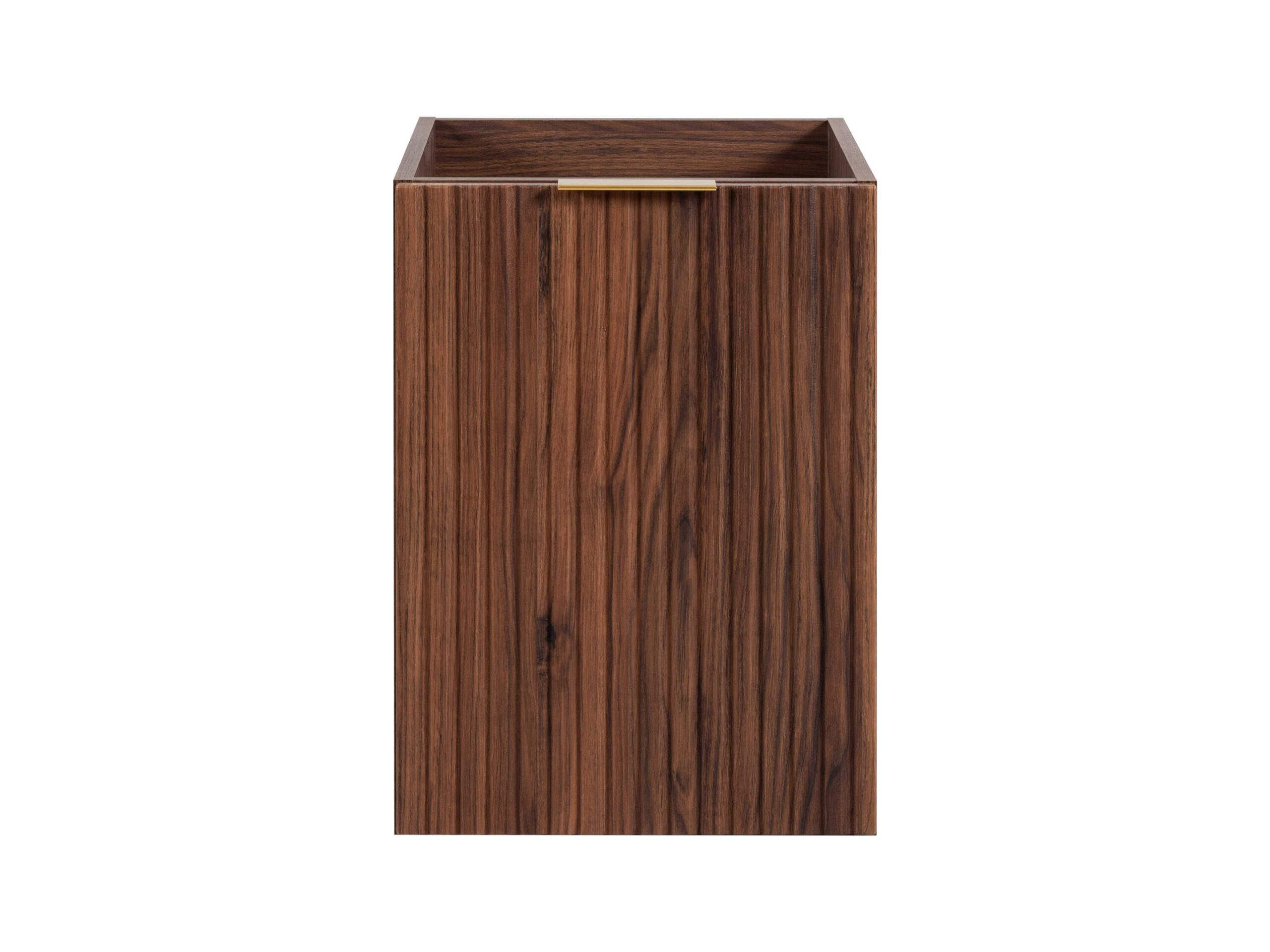 Elvisia Skrinka do kúpeľne FLOW Oak walnut 40 1D s košom | 40 cm – Obrázok 3