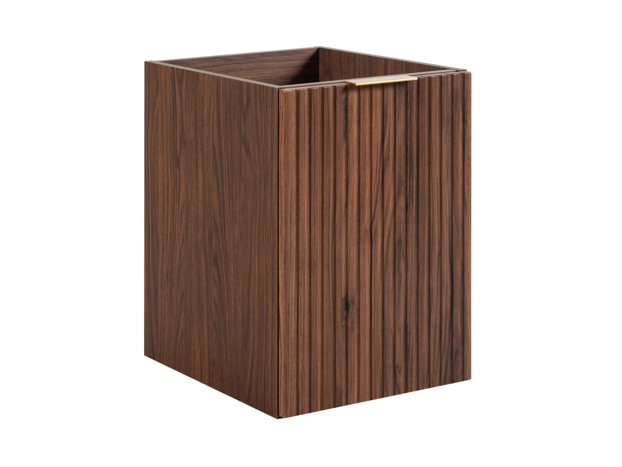 Elvisia Skrinka do kúpeľne FLOW Oak walnut 40 1D s košom | 40 cm