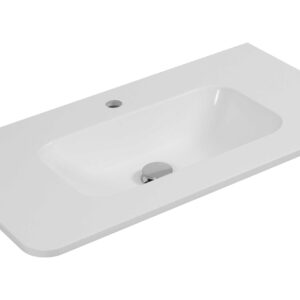 Elvisia Umývadlo LINEA | biely lesk 120 cm