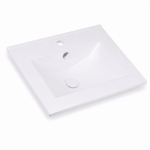 Elvisia Umývadlo MORA | biely lesk 60 cm