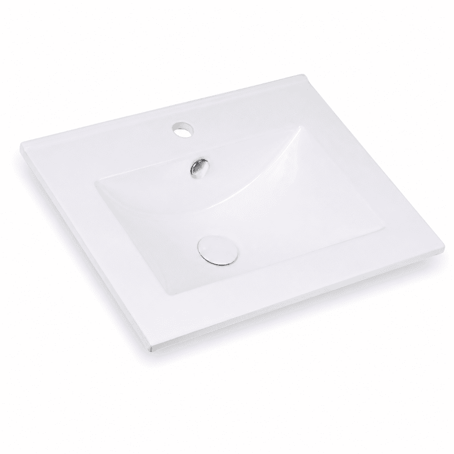 Elvisia Umývadlo MORA | biely lesk 60 cm