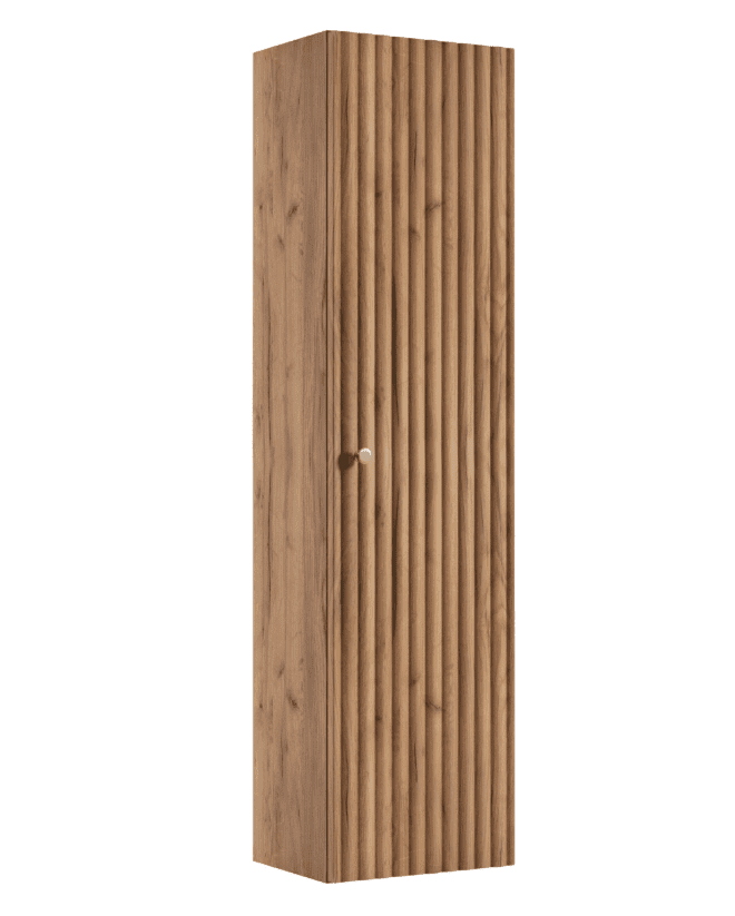 Elvisia Vysoká skrinka do kúpeľne BELLO Oak craft