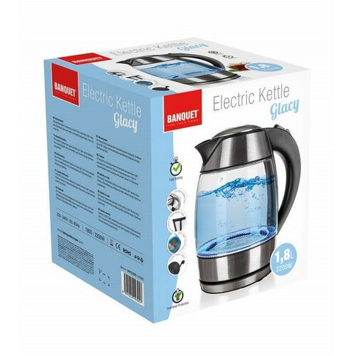 Banquet Rýchlovarná kanvica GLACY, 1,8 l – Obrázok 2