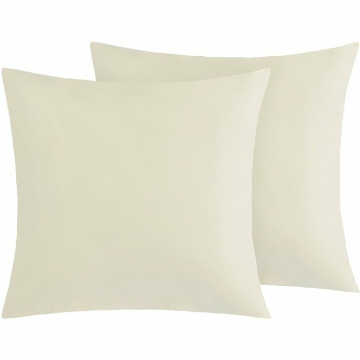 Bellatex Bavlnené obliečky na vankúš, béžové, 40 ×40 cm, 2 ks, 40 x 40 cm