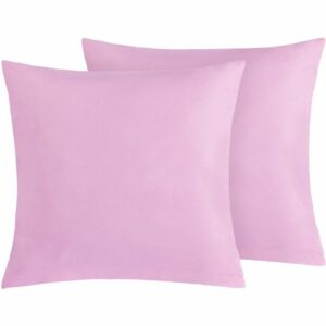 Bellatex Bavlnené obliečky na vankúš, ružové, 40 ×40 cm, 2 ks, 40 x 40 cm