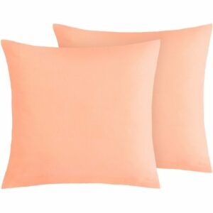 Bellatex Bavlnené obliečky na vankúše, oranžové,45 × 45 cm, 2 ks, 45 x 45 cm