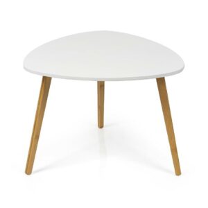 Konferenčný stolík ESPEN Mini, 55 cm, biely, 55 cm