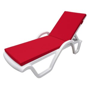 Záhradné ležadlo Sunny, červené