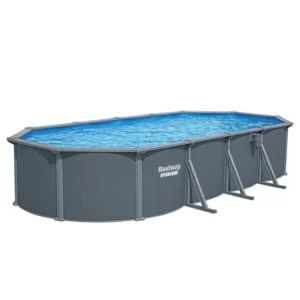 Bazén oceľový oválny Hydrium 7,3×3,6×1,3 m antracit 561CW