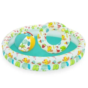 Bazén pre deti 1.22×0.2m + lopta a koleso 51124