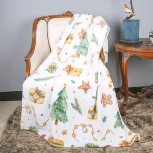 Deka Christmas 130×170 cm biela