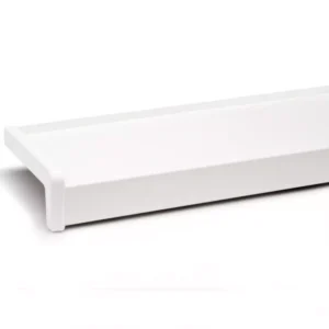 Oceľový parapet 20×120 biely