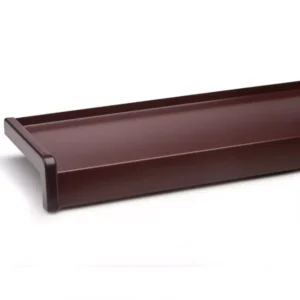 Oceľový parapet 25×150 hnedá RAL 8017