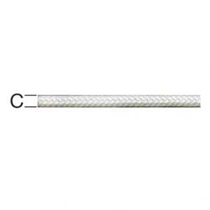 Polyesterové Lano Biela – Priemer 1.7 mm – Tovar na Mieru