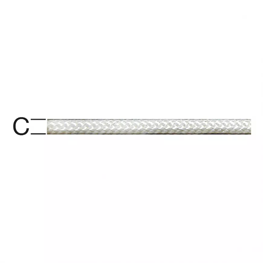Polyesterové Lano Biela – Priemer 1.7 mm - Tovar na Mieru