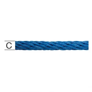 Polypropylén Lano Pletené Modra – Priemer 10 mm – Tovar na Mieru
