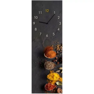 Sklenené hodiny 20X60 SPICES