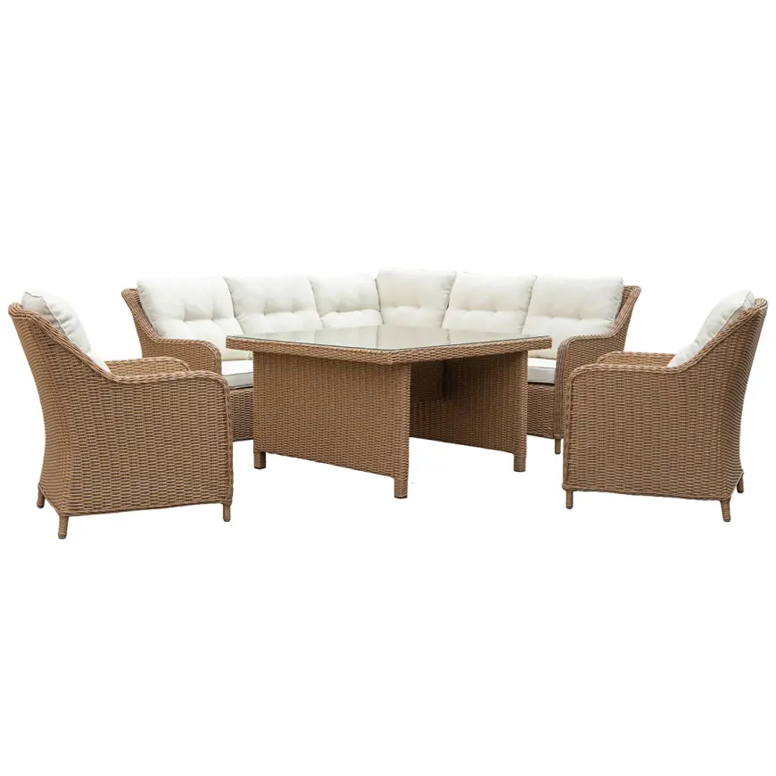 Technorattan set Bolzano 13276 natural