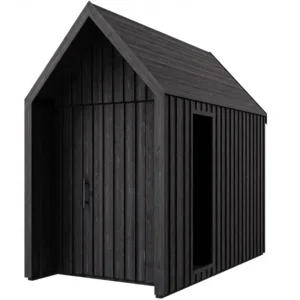 Záhradný domček Swedish Barn 1629 čierna V2