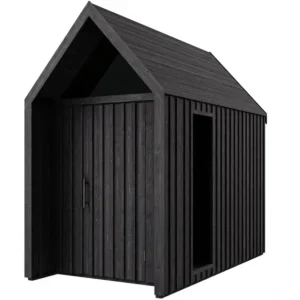 Záhradný domček Swedish Barn 1629 čierna V3