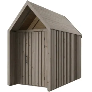 Záhradný domček Swedish Barn 1629 sivý V4